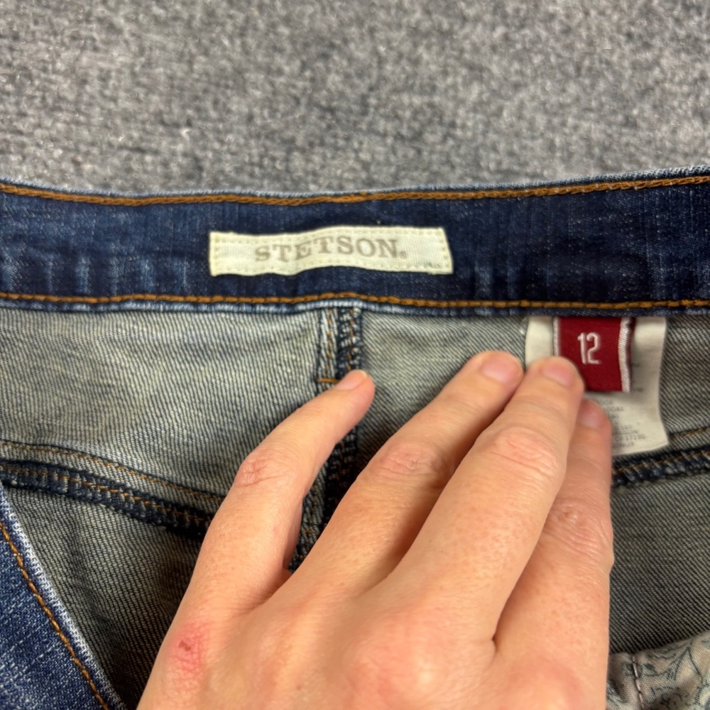 STETSON Women’s Denim Jean Skirt size: 12 - Picture 6 of 6